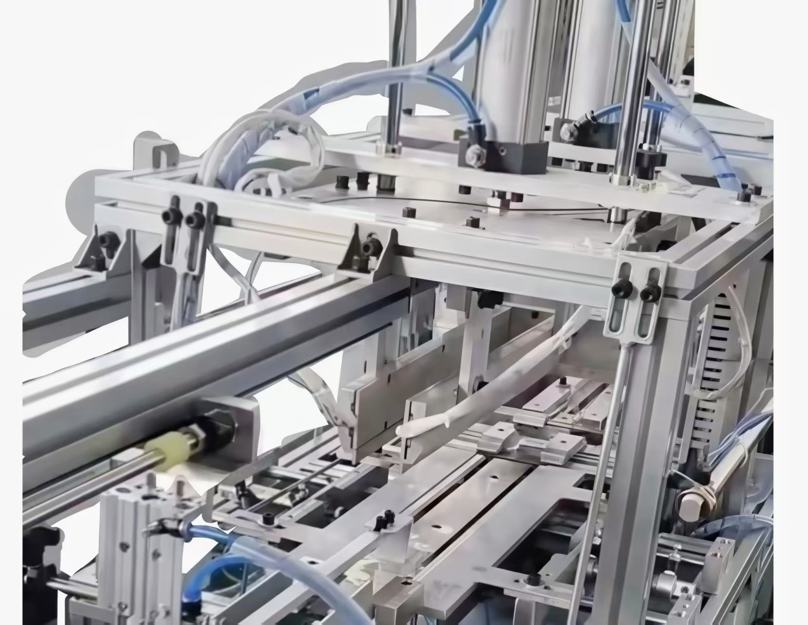 全自动吸塑折边打孔一体机